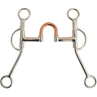 Produktbild von Pool's Western-Bit für Pferde aus Kupfer und Silber 12,5 cm