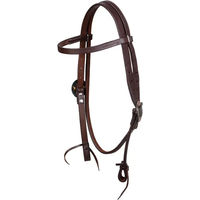 Produktbild von Pool's Western Fancy German Zaumzügel aus Leder in Braun