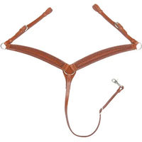 Produktbild von Pool's Western Halsband Border Stamp aus Leder in Braun