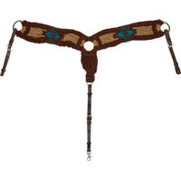 Produktbild von Pool's Western-Halsband für Pferde aus Leder in Braun