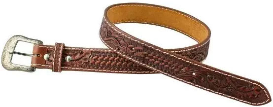 Produktbild von Pool's Western-Leder-Gürtel Unisex Braun 102 cm