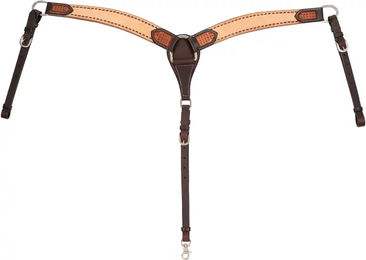 Produktbild von Pool's Western-Pferdehalfter aus Leder in 2-Tone Design
