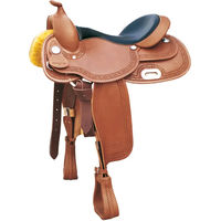 Produktbild von Pool's Western-Sattel aus Leder für Pferde in Braun Regular Skirt 1010