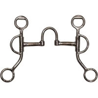 Produktbild von Pool's Western-Snaffle Gebiss für Pferde aus Edelstahl mit kurzen Backen in Silber