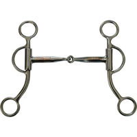 Produktbild von Pool's Western Snaffle Gebiss für Pferde aus Edelstahl mit kurzen Stangen und Kupfereinsätzen