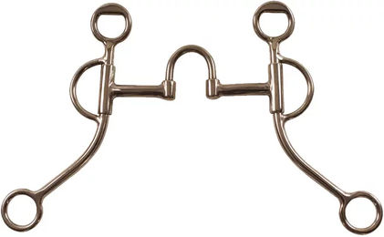 Produktbild von Pool's Western Snaffle Gebiss für Pferde aus Edelstahl mit mittleren Backen