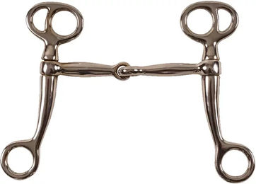 Produktbild von Pool's Western-Snaffle Gebiss für Pferde aus Eisen in Silber