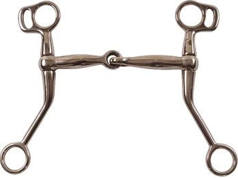 Produktbild von Pool's Western-Snaffle Gebiss für Pferde mit mittleren Backen in Silber