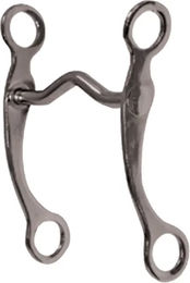 Produktbild von Pool's Western Snaffle-Trense für Pferde aus Edelstahl in Silber 12,5 cm