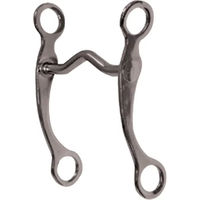 Produktbild von Pool's Western Snaffle-Trense für Pferde aus Edelstahl in Silber 12,5 cm