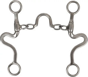 Produktbild von Pool's Western Snaffle-Trense für Pferde aus Edelstahl in Silber
