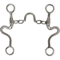 Produktbild von Pool's Western Snaffle-Trense für Pferde aus Edelstahl in Silber