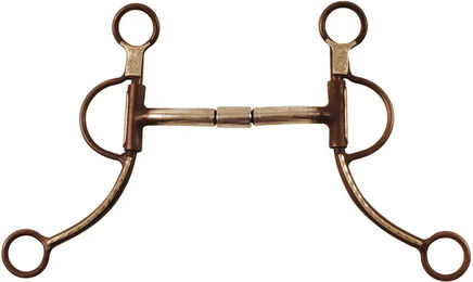 Produktbild von Pool's Western Snaffle-Trense für Pferde aus Metall in Gold