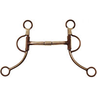 Produktbild von Pool's Western Snaffle-Trense für Pferde aus Metall in Gold