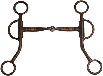 Produktbild von Pool's Western Snaffle-Trense für Pferde mit Kupfereinlagen aus Metall
