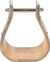 Produktbild von Pool's Western-Steigbügel Wide Bench aus Holz in Silber und Braun