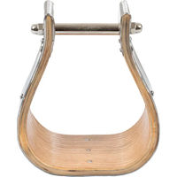 Produktbild von Pool's Western-Steigbügel Wide Bench aus Holz in Silber und Braun