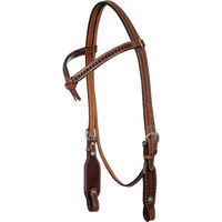 Produktbild von Pool's Westernreitzaum aus Leder in Braun