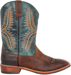 Produktbild von Pool's Westernstiefel aus Leder für Damen und Herren in Blau oder Braun Größe 39
