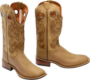 Produktbild von Pool's Westernstiefel aus Leder für Damen und Herren in Grau Größe 41