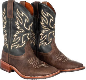 Produktbild von Pool's Westernstiefel aus Leder für Damen und Herren in Schwarz Weiß oder Braun