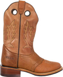 Produktbild von Pool's Westernstiefel Reitstiefel aus Leder für Damen und Herren Braun Größe 45