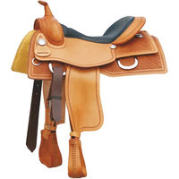 Produktbild von Pool's Working Cowhorse Western-Sattel für Pferde aus Leder in Braun