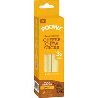Produktbild von Poows Chew Sticks Käse Glutenfrei Kausnack für Hunde Medium zur Zahnpflege