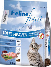 Produktbild von Porta 21 Feline Finest Cats Heaven Katzenfutter Huhn Senior Getreidefrei Hypoallergen Light 2 x 2 kg - 2 x 2 kg