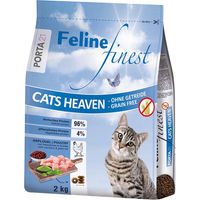 Produktbild von Porta 21 Feline Finest Cats Heaven Katzenfutter Huhn Senior Getreidefrei Hypoallergen Light 2 x 2 kg - 2 x 2 kg