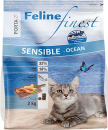 Produktbild von Porta 21 Feline Finest Sensible Ocean Katzenfutter Lachs Getreidefrei 2 x 2 kg - 2 x 2 kg