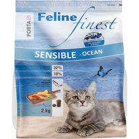 Produktbild von Porta 21 Feline Finest Sensible Ocean Katzenfutter Lachs Getreidefrei 2 x 2 kg - 2 x 2 kg