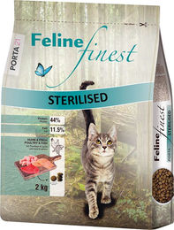 Produktbild von Porta 21 Feline Finest Sterilised Katzenfutter Huhn Thunfisch Lachs Getreidefrei Adult 2 x 2 kg - 2 x 2 kg