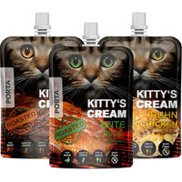 Produktbild von Porta 21 Kitty's Cream Kitten Farm-Mix mit Huhn, Ente und Rind 3 x 81g - 3 x 90 g