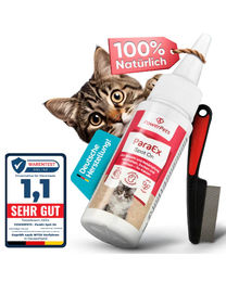 PowerPets ParaEx Spot-On für Katzen gegen Flöhe, Zecken, Milben und Läuse 40ml – Bild 1 von 5