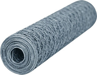 Produktbild von Powertec Kleintierdraht Silber Grau 0,5x2,5m 13x13mm