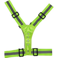 Produktbild von Powertec LED Reflektor-Weste Gelb wiederaufladbar aus Polyester Unisex