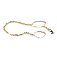 Produktbild von PRECORN Dehnbare Hundeschleppleine aus Nylon in Beige - 1 m