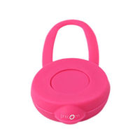 Produktbild von PRECORN LED Silikon Leuchtanhänger für Hunde und Haustiere in Rosa wasserdicht