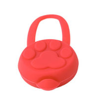 Produktbild von PRECORN LED Silikon Leuchtanhänger für Hunde und Haustiere in Rot wasserdicht