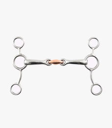 Produktbild von Premier Equine 3-Ring Gebiss aus Metall in Silber für Pferde