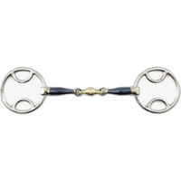 Produktbild von Premier Equine 3-Ring Gebiss aus Weicheisen mit Raute Alloy für Pferde