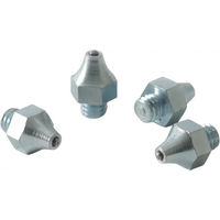 Produktbild von Premier Equine 4er-Set Spitze Pferdestollen aus Metall in Silber für Sprünge und verschiedene Böden