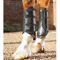 Produktbild von Premier Equine Air-Tech Gamaschen für Pferde aus Nylon in Schwarz Größe L