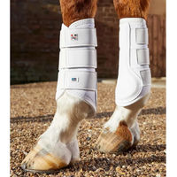 Produktbild von Premier Equine Air-Tech Gamaschen für Pferde aus Nylon in Weiß Größe M/L