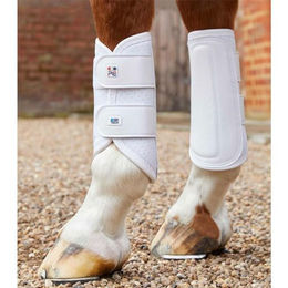 Produktbild von Premier Equine Air-Tech Gamaschen für Pferde mit doppelter Verriegelung in Weiß