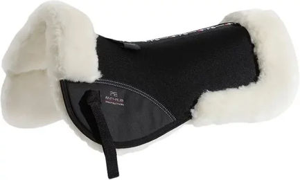 Premier Equine Air-Tech Sattelpad für Pferde aus Merinowolle in Schwarz – Bild 1 von 1