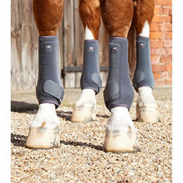 Premier Equine Air-tech Sport Medicine Tendon Boots Gamaschen Grau XL – Bild 1 von 4