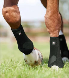Produktbild von Premier Equine Air-Tech Sports Medicine Gamaschen für Pferde aus Nylon Schwarz Größe L