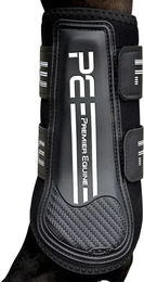 Premier Equine Air Velox Geschlossene Gamaschen für Pferde aus Neopren Schwarz Größe M – Bild 1 von 1